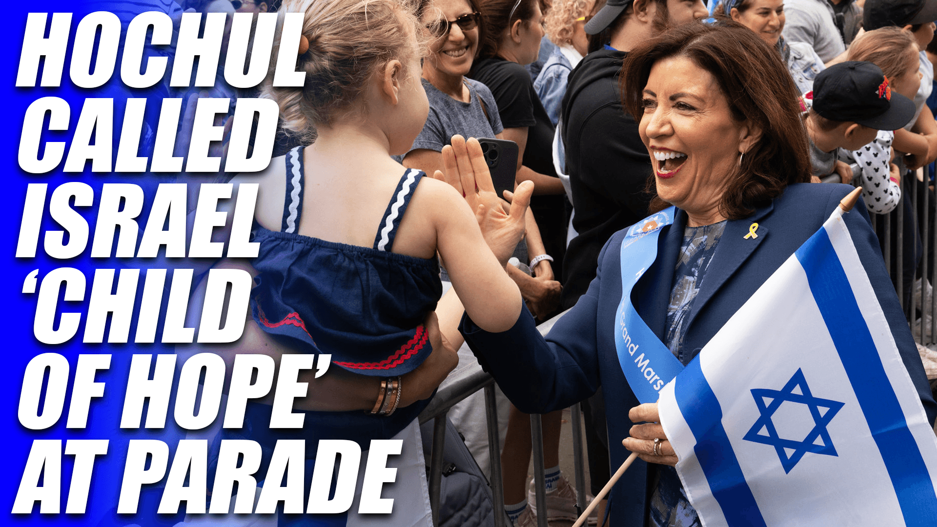 Kathy Hochul Calls Israel "The Child of Hope," Pleas for Return of Hostages