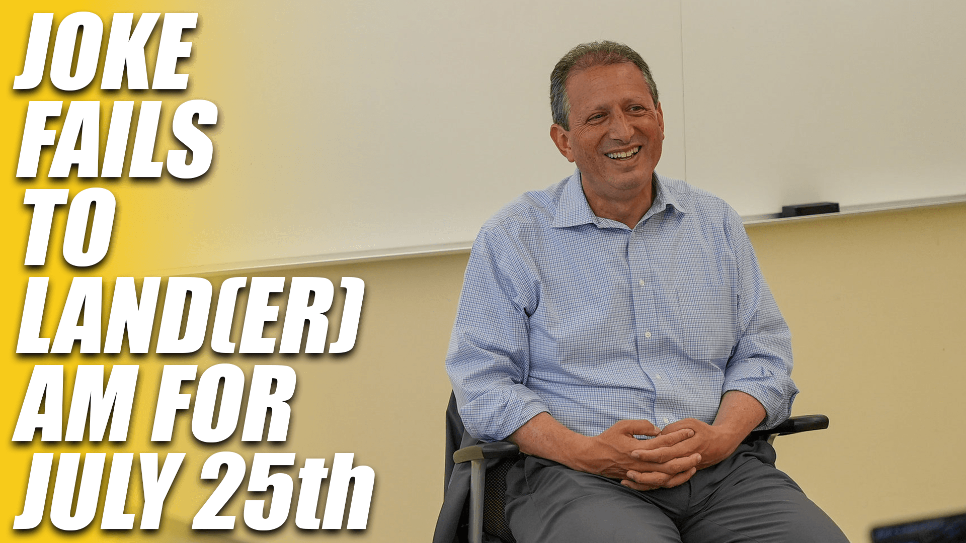 ☀️ AM: Joke Fails to Land(er)