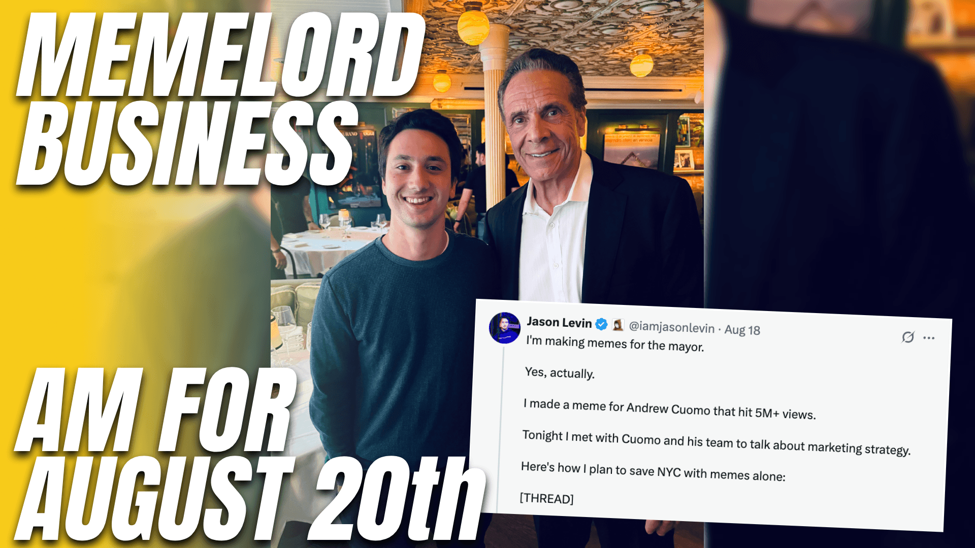 ☀️ AM: Memelord Business